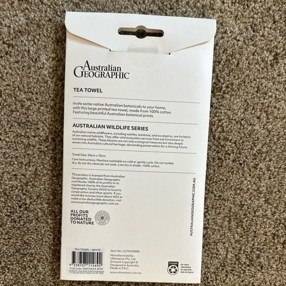 Australian Geographic Floral Tea Towel - Picture 4 of 7